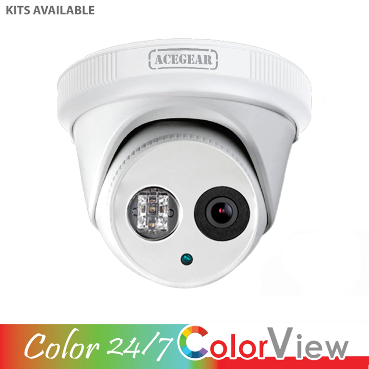 Acegear CT7284CV 2MP ColorView 2.8mm Lens, TVI/AHD/CVI/CVBS