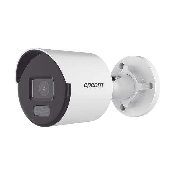 4 MP Bullet IP Camera / Lens 2.8 mm / SENSEPLUS LITE / COLOR PLUS / Built in Mic /H.265+ / IP67 / 30 m White Light / MicroSD