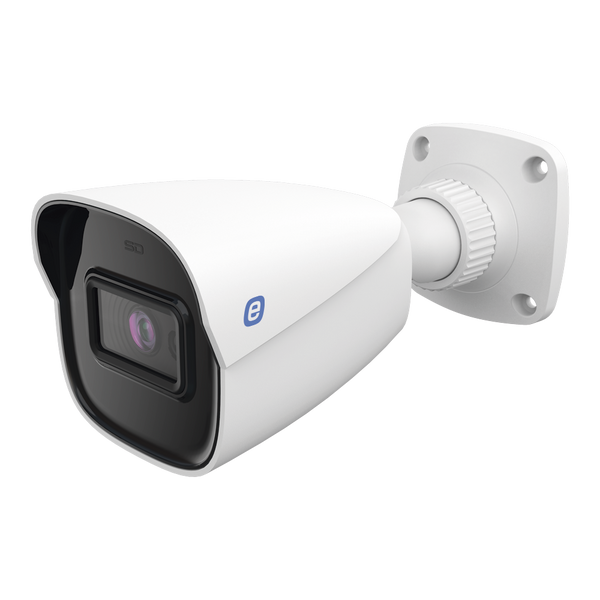 [ eSmartData ] IP Bullet Camera 6 MP / Support METADATA / POE / 98ft (30m) IR / WDR / Micro SD / IP67 / 2.8 mm Lens / Integrated Microphone / Cloud Video Recording / Metal