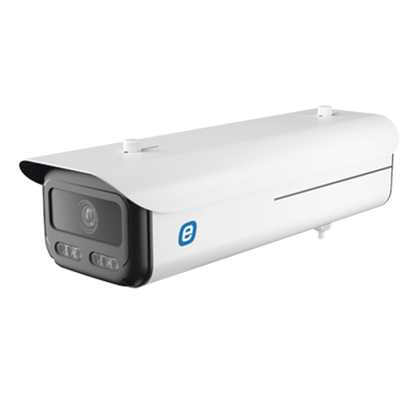 [ LPR ] Bullet Camera IP 4 MP / POE / 328ft (100m) White Light / WDR (120dB) / Micro SD / IP67 / 8 mm - 32 mm Motorized Lens / Cloud Video Recording / Metal Housing