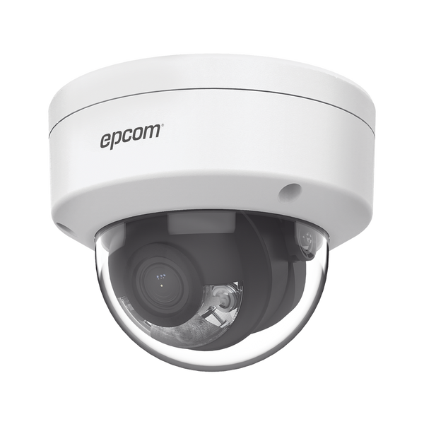 4MP IP Dome Camera / 2.8 mm Lens / SENSEPLUS LITE / COLORPLUS / H.265+ / IP67 / 30m White Light / Built in Mic