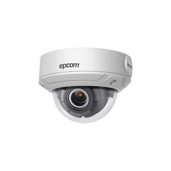 5 MP IP Dome Camera / 2.8 to 12 mm motorized lens / IP67 / WDR 120dB / 98 ft IR / H.265+