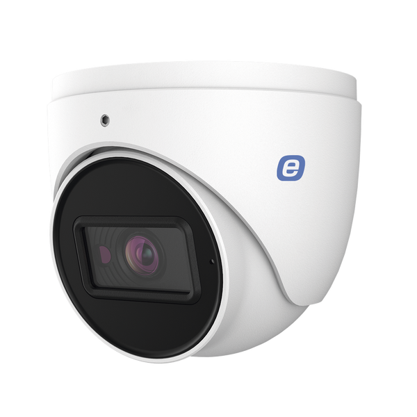 [ eSmartData ] IP Turret Camera 6MP / Support METADATA / POE / 98ft (30m) IR / WDR / Micro SD / IP67 / 2.8 mm Lens / Integrated Microphone / Cloud Video Recording / Metal