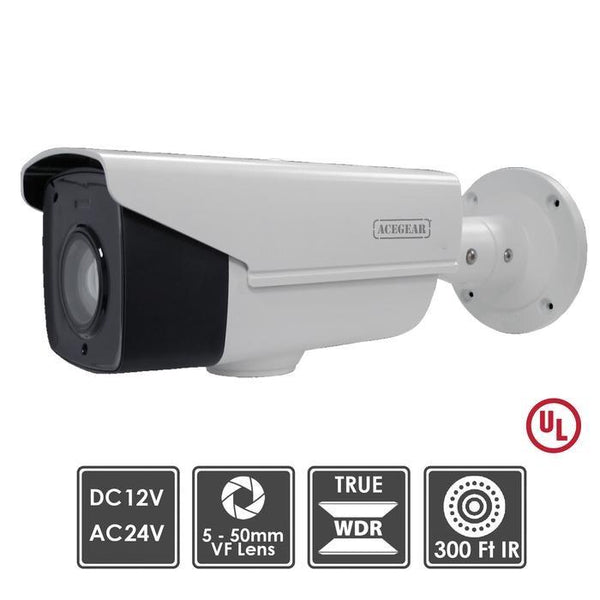 Cámara de Vigilancia Acegear CT3274ML TVI 2MP 5~50mm Motorized VF WDR Bullet Camera