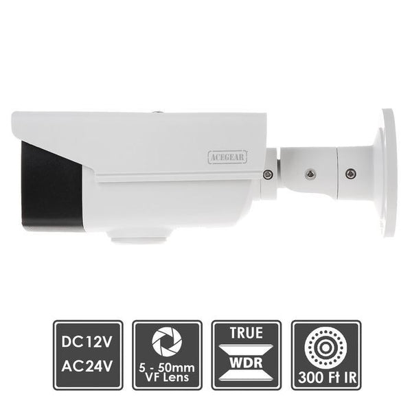 Cámara de Vigilancia Acegear CT3274ML TVI 2MP 5~50mm Motorized VF WDR Bullet Camera