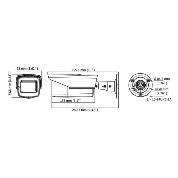 Cámara de Vigilancia Acegear CT3286DVAF 2MP HD-TVI/AHD/CVI/CVBS 2.7~13mm AF Motorized