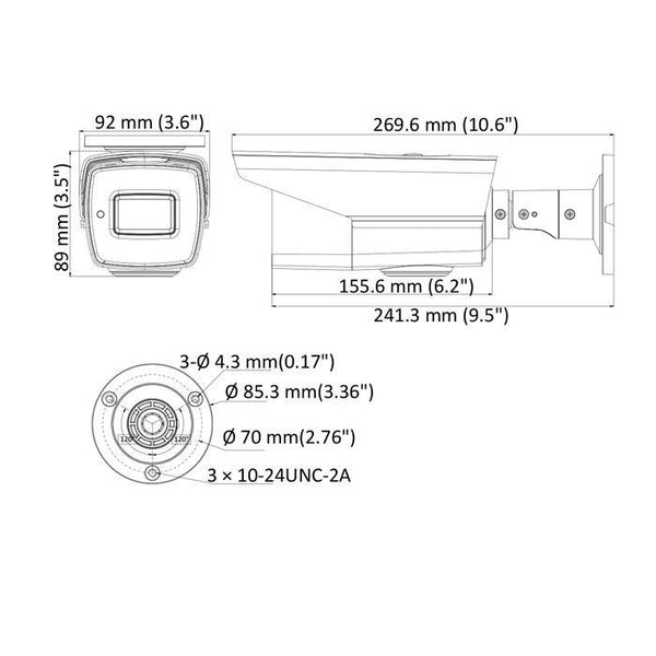 Cámara de Vigilancia Acegear CT3582.5MP 5MP HD-TVI 2.8~12mm MotorizesLens