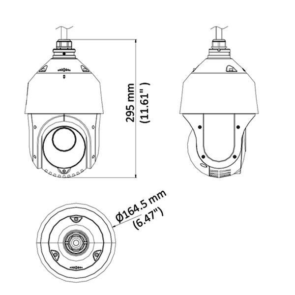 Cámara PTZ de Vigilancia Acegear CT4252.25XIRD 2MP HD-TVI/CVI/AHD