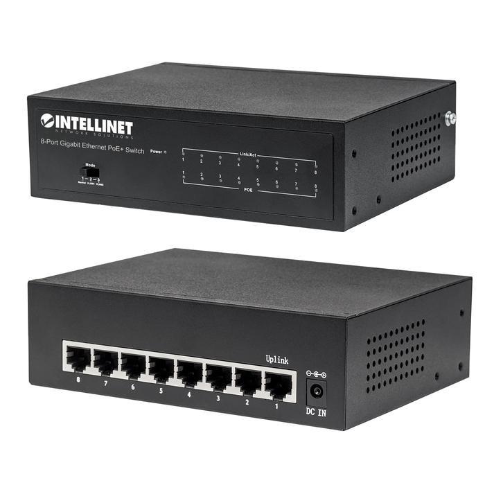 Intellinet 8-Port Gigabit Ethernet PoE Switch