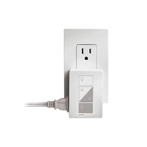 Lutron P-PKG1P Caseta Lamp Dimmer and Pico Remote Kit, White