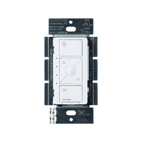 Lutron PD-FSQN-WH Caseta, Smart Fan Speed Control, White