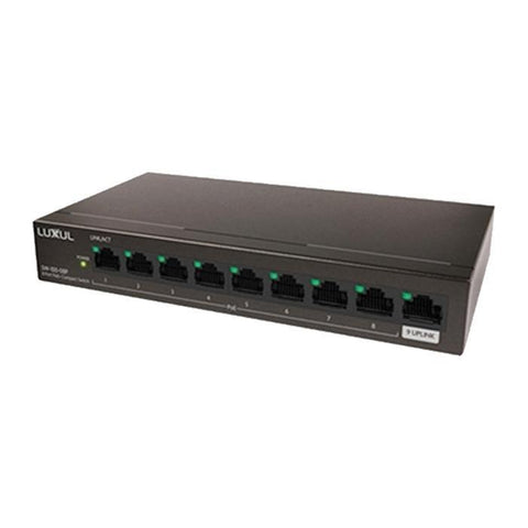 Luxul SW-100-08P Conmutador PoE de 8 puertos Gb W-Uplink 92W