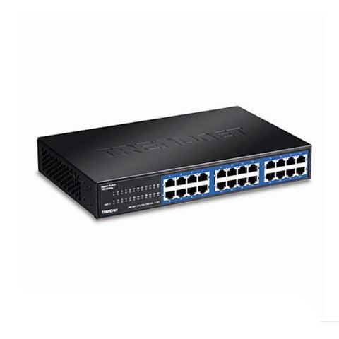 TRENDnet TEG-S24Dg 24-port Gigabit GREENnet Switch(Metal Desktop) w- internal power
