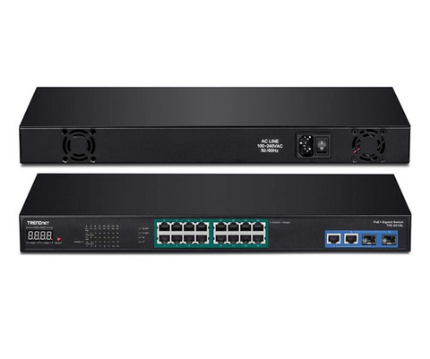 TRENDnet TPE-3018LS ONVIF PoE+ Inteligente