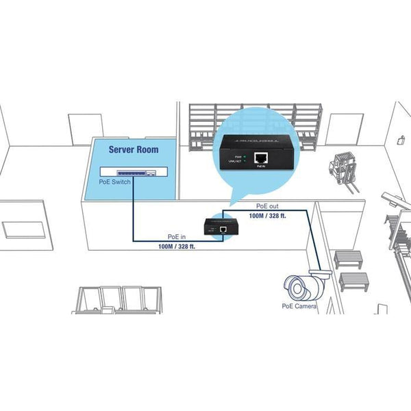 TRENDnet TPE-E100 Gigabit PoE Repeater