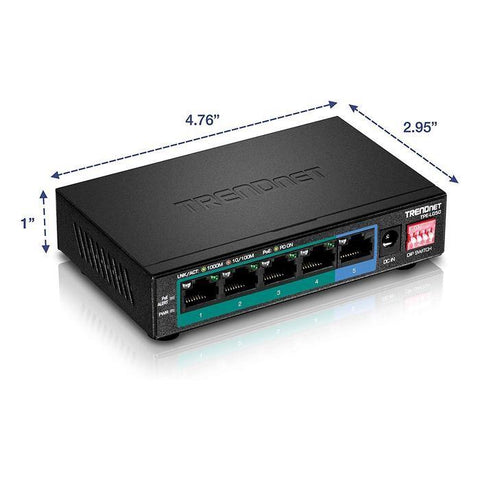 TRENDnet TPE-LG50 5-Port Gigabit Long Range PoE Switch