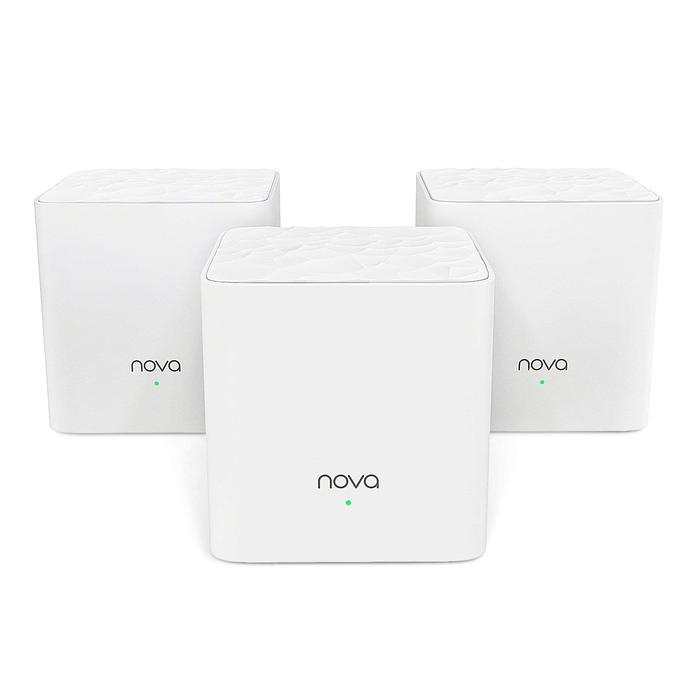 Tenda MW3 - 1200 Mbps dual band distribution mesh WiFi system designed for 100-300 m2 houses.Compliant with IEEE 802.11v and IEEE 802.11r seamless roaming protocols2 Ethernet ports per mesh node WAN and LAN on primary mesh node Both act as LAN ports