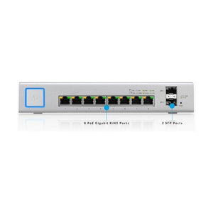 Ubiquiti US-8-150W UniFi POE Switch 8 Port (150W). Renew