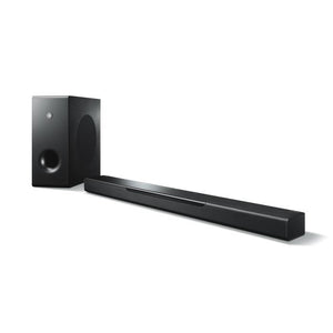 Yamaha YAS-408 MusicCast BAR 400 Soundbar w/ Wireless Subwoofer.